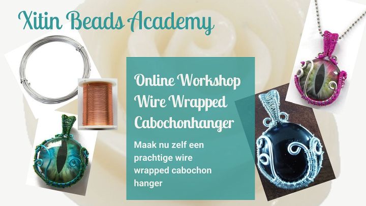 Online Workshop Wire Wrapped Cabochon Hanger
