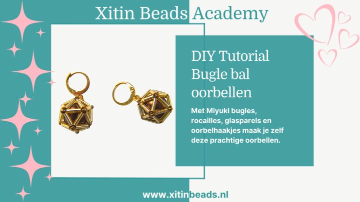 DIY Tutorial – Bugle Bal Oorbellen